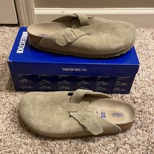 Birkenstock Boston Faded Khaki Asst MS